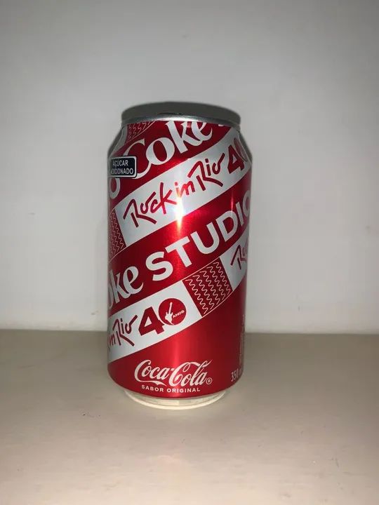 Lata: Coca Cola Rock In Rio 40 Anos - Item Colecionador Raro