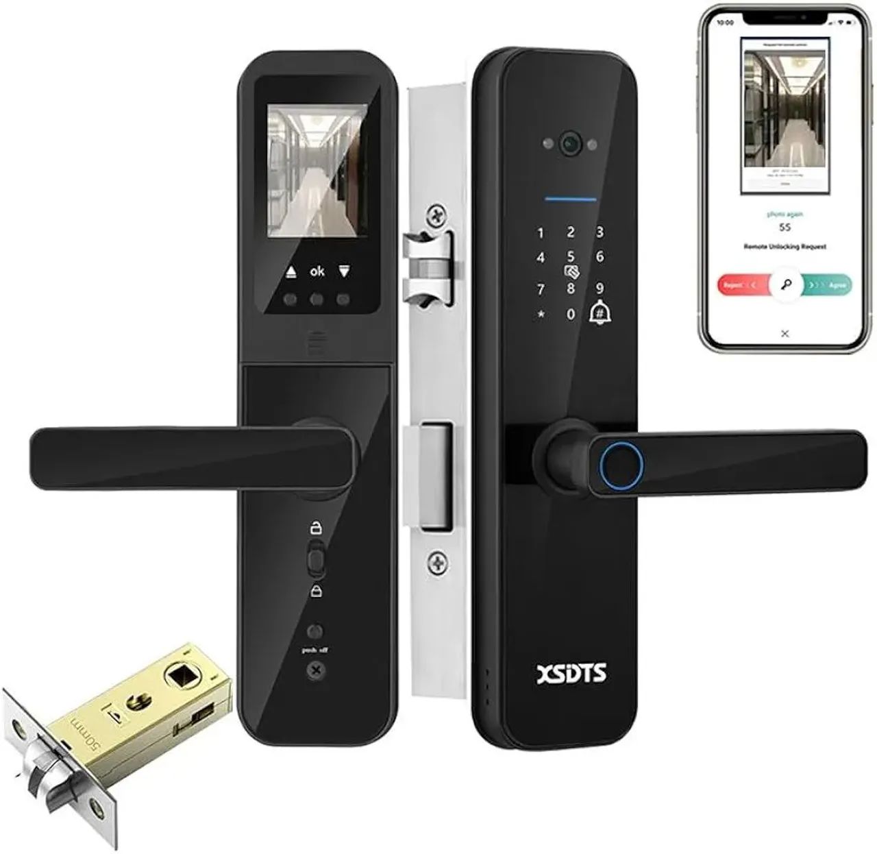 Fechadura Eletrônica com Câmera e Alarme - Segurança Total para sua Casa! - Foto 2