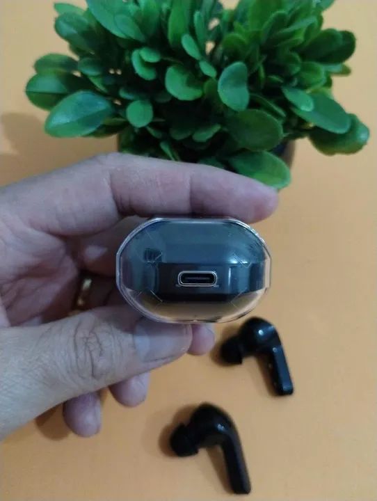 Air31 Fone Gamer Bluetooth 5.3/Case em cristal/Cancelamento Ruído/Visor LCd - Foto 6