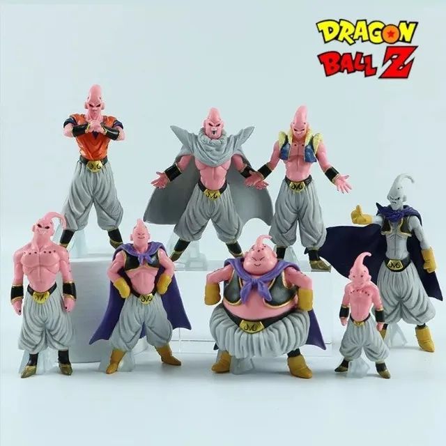 Kit 8 Peças Majin Boo DragonBall Z 7-11cm Novos - Aceito OLXPAY e