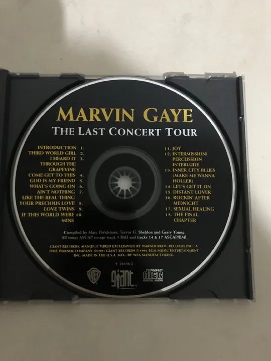 CD Marvin Gaye - The Last Concert Tour  - Foto 2