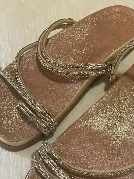 Sandália com strass