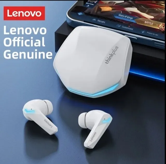 Fones de Ouvido Lenovo GM2 Pro - Bluetooth 5.3 - Branco