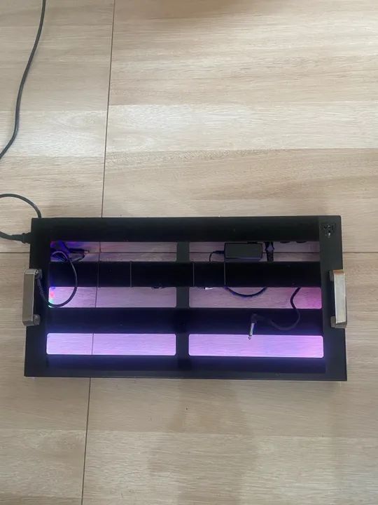 Pedalboard 60x30 com elétrica e fonte - Foto 3