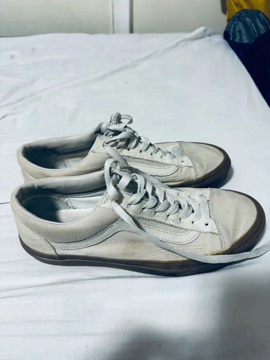 Tenis Vans Old Skool Branco Usado Calcados Fatima Niteroi 1351716434 OLX