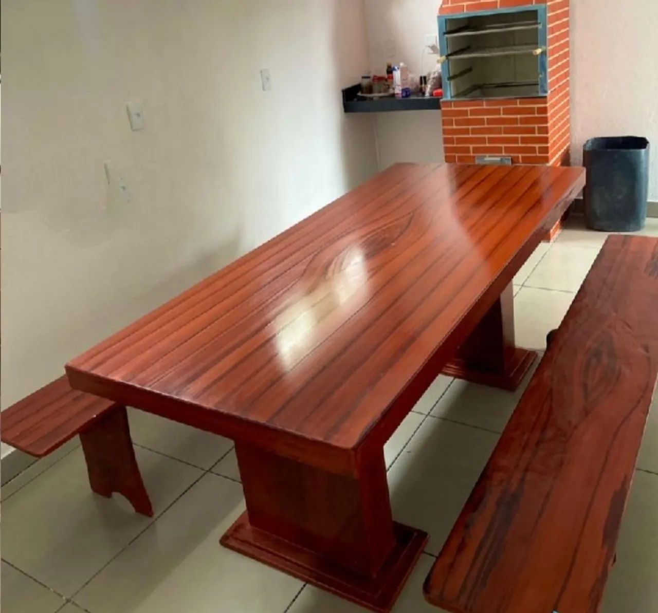 Mesa de Jantar Preta Moderna - Foto 4