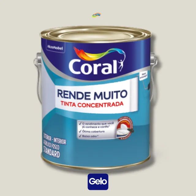 Tinta Coral Rende Muito Externo Interno 3,2L / 16L Cores