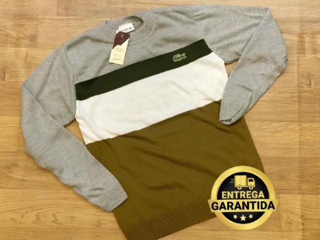 Suéter Lacoste Importado - Tamanho (GG), Modelo Novo Exclusivo!
