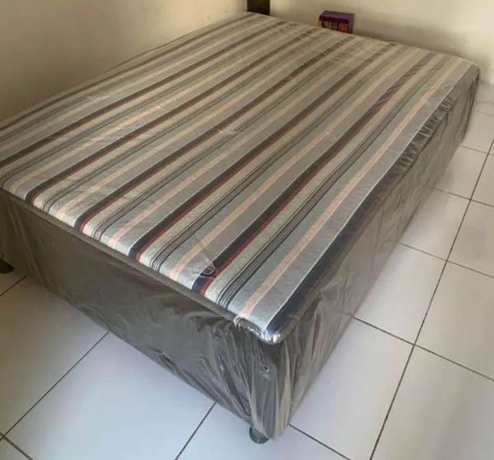 Cama box Casal espuma Novas - Foto 5