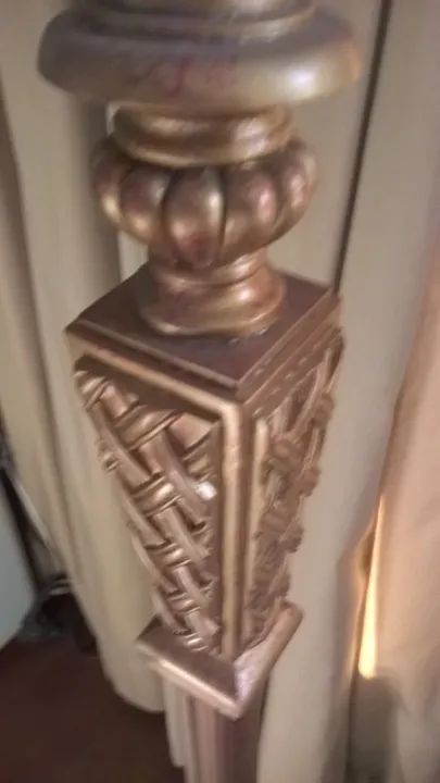 Abajur de coluna estilo colonial- importado, lindíssimo - Foto 2