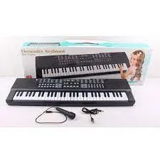 Teclado Orgao Eletrico C/ Microfone 61 Teclas