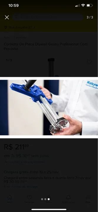 Cortador de Placa Drywall Gesco Profissional - Foto 2