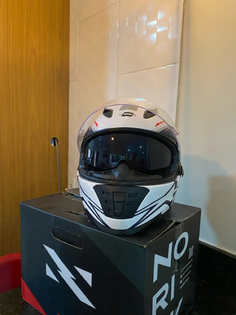 Capacete Norisk FF302 Soul American Flag - Foto 4