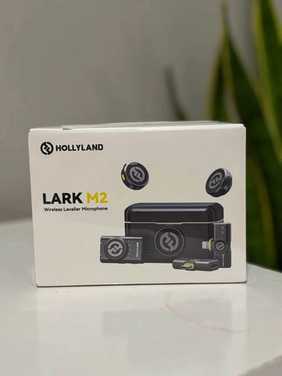 Microfone Hollyland Lark M2 Duo Combo Duplo Para 2 Pessoas Preto 