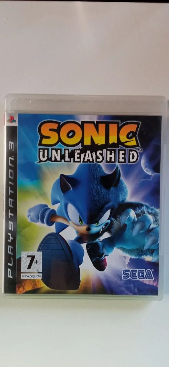 Jogo Sonic Unleashed Ps3 original usado fisico