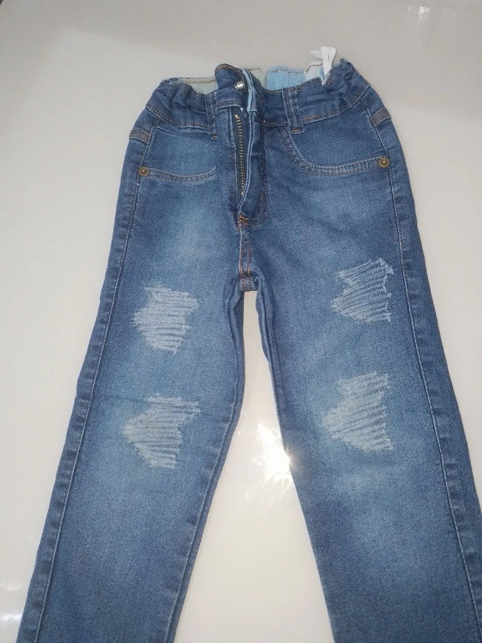 Calça jeans masculino infantil 