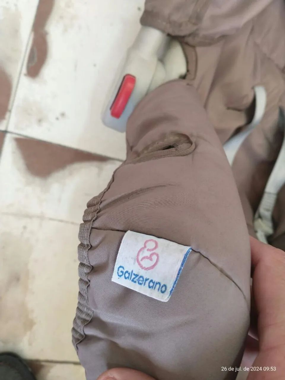 Bebê conforto Galzerano de 0 a 13kg usada - Foto 4