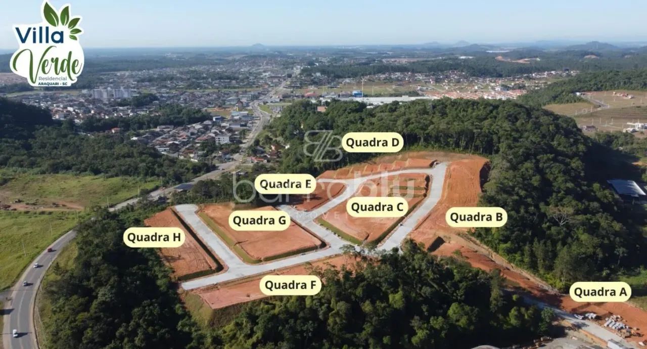 Terrenos a partir 240m² - Loteamento Villa Verde Residencial - Araquari / SC