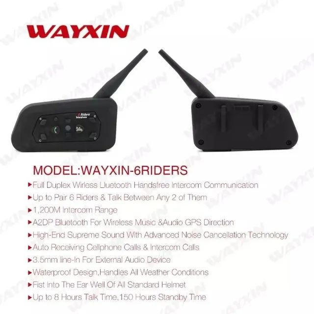 Par de Intercomunicadores para Motociclista Capacete Moto Wayxin Wx-R6 Novo - Foto 4