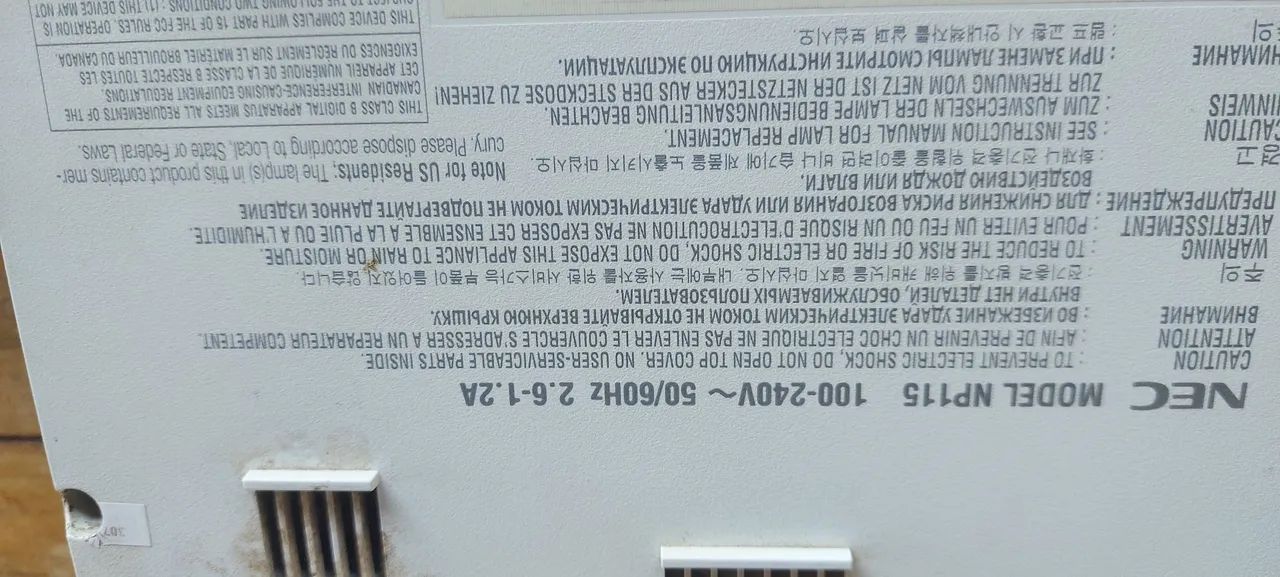 Estou liquidando Projetor data show nec  modelo np115 - Foto 4
