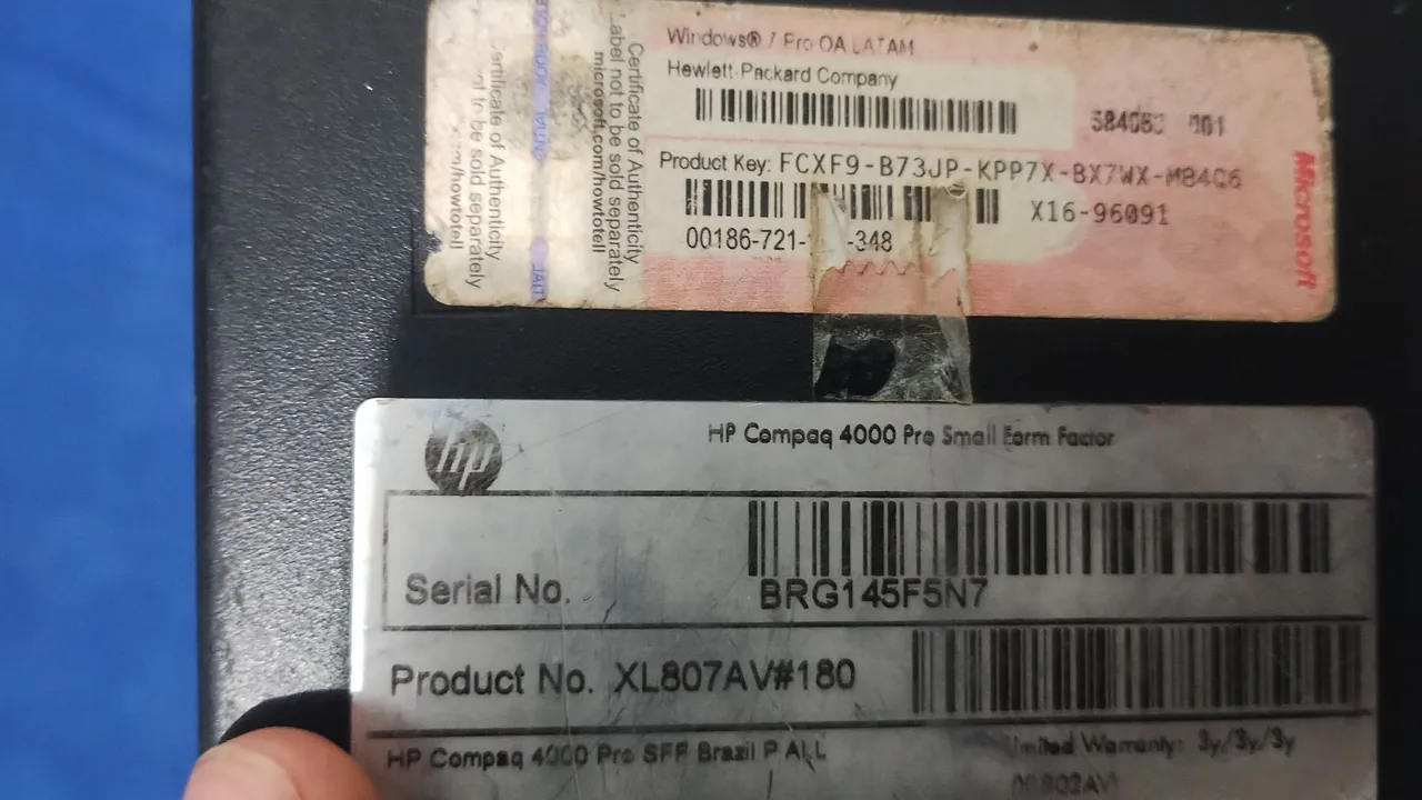 HP Compaq 4000 Pro SFF - Desempenho Confiável