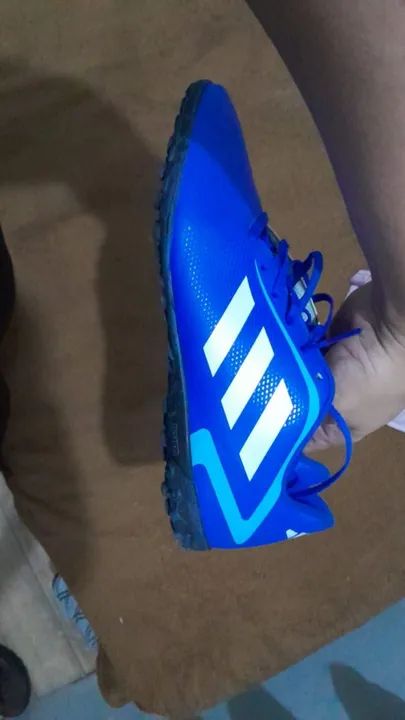 Tênis Adidas Azul - Tamanho 41/42 - Foto 4