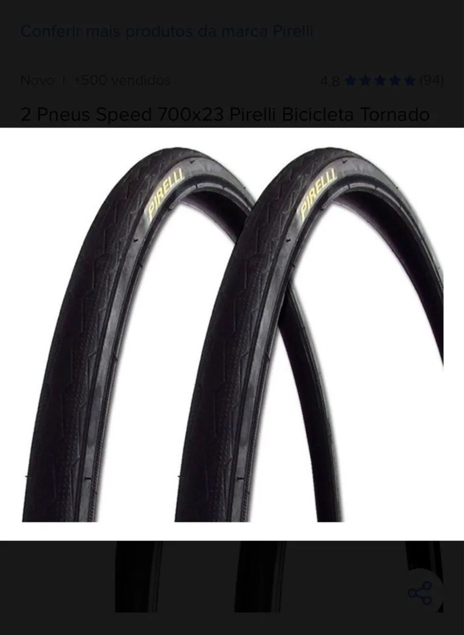 Pneus Pirelli Speed 700x23 speed, single, fixa