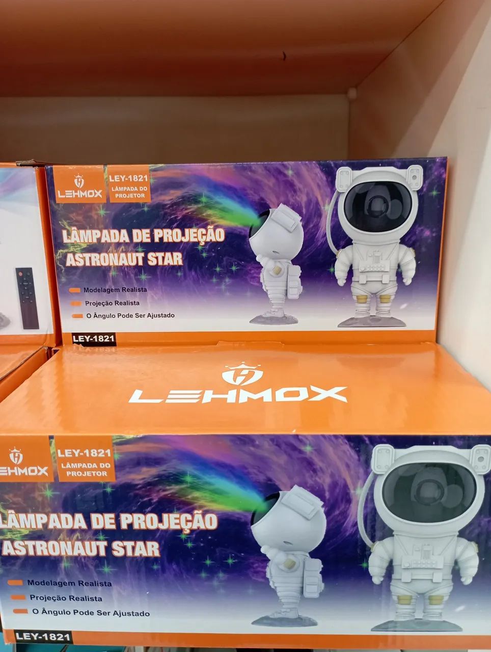 Projetor Astronauta estrelas lunar