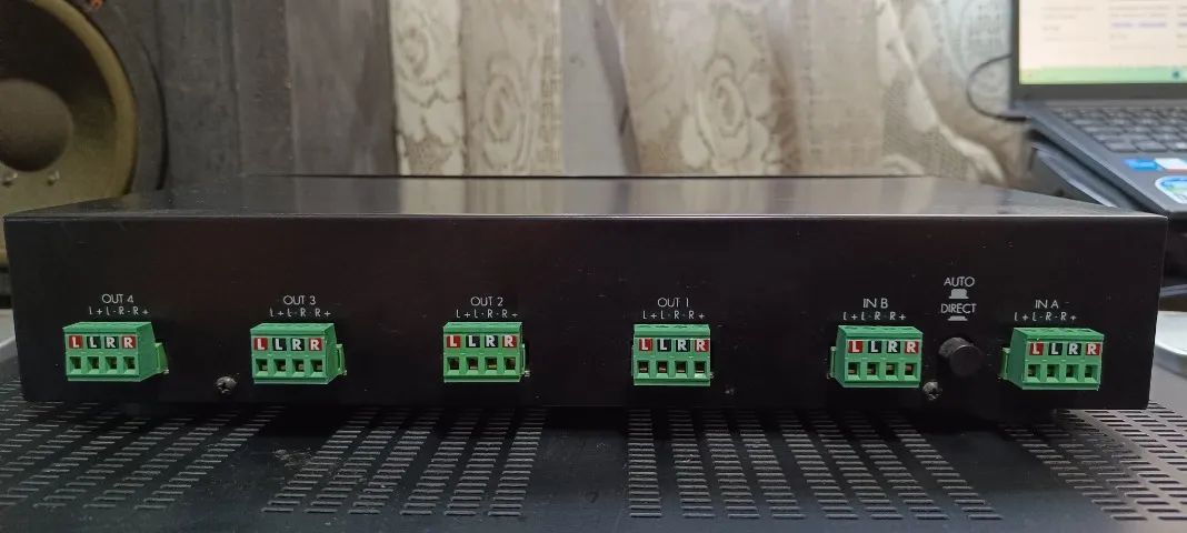 Seletor De Caixas De Som Loud Ssw 4 Canais Seminovo Funciona - Foto 3