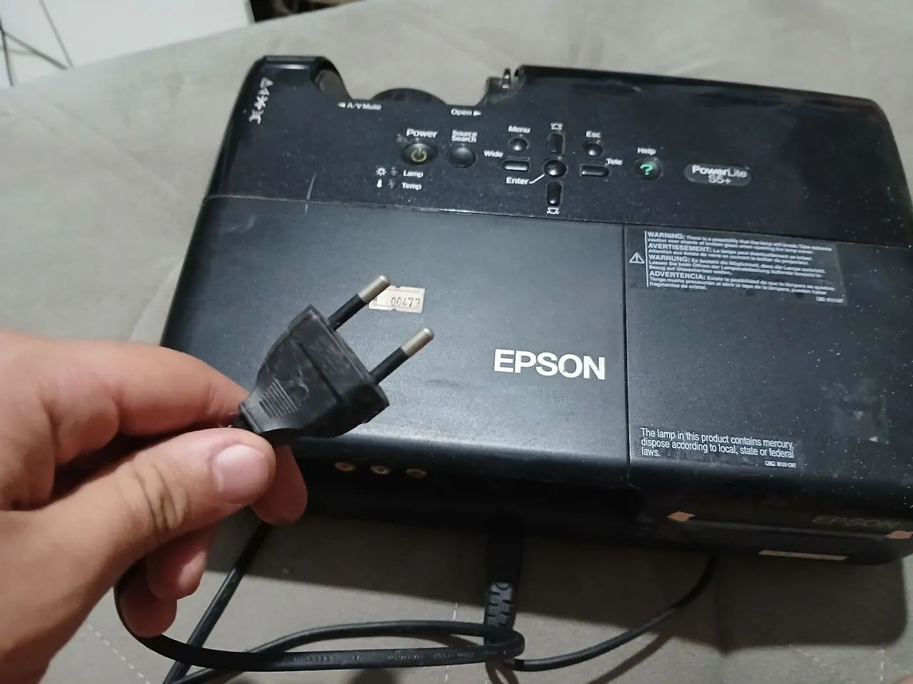 Projetor Epson PowerLite S5+ Usado - Foto 4