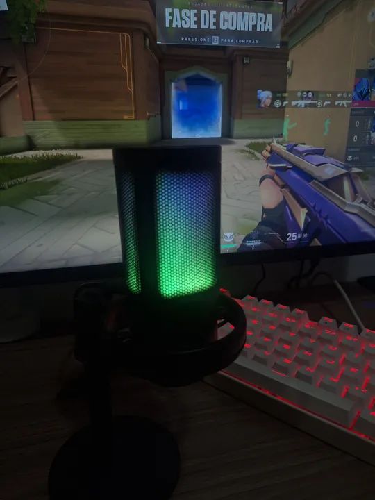 Microfone Gamer Fifine com Iluminação RGB - Foto 3