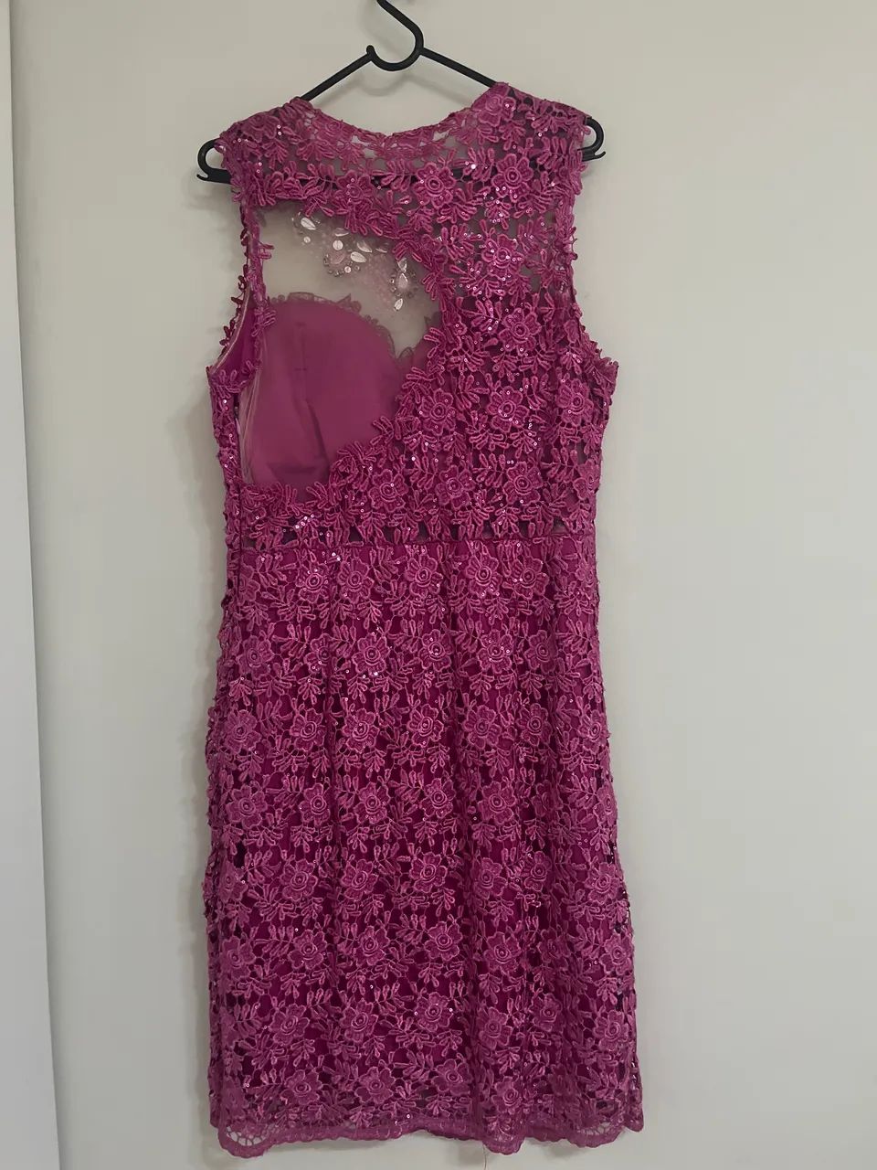Vestido de festa rosa curto P - Foto 3