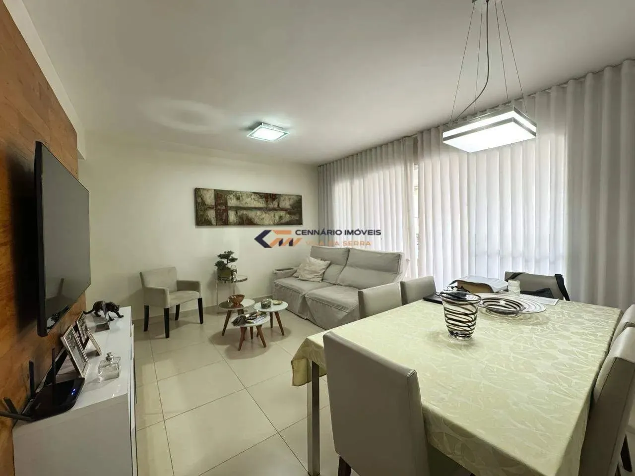 Apartamento 104m²; 3 quartos, 1 suíte para a venda no bairro Vila da Serra Condôminio Metr