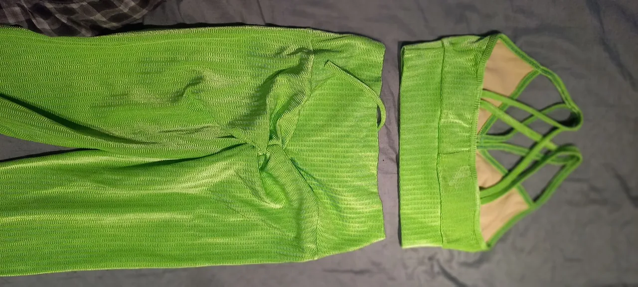 Conjunto Fitness Verde Vibrante
