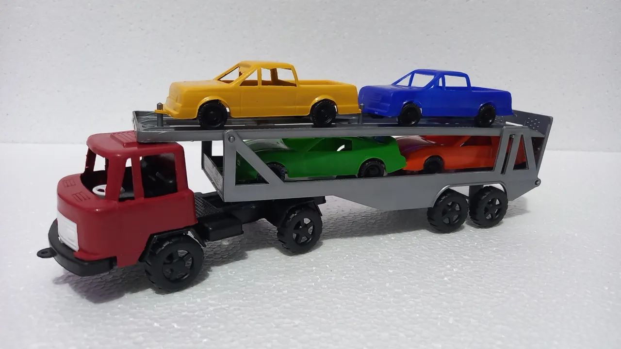 Brinquedo antigo caminhão cegonha SILMAR