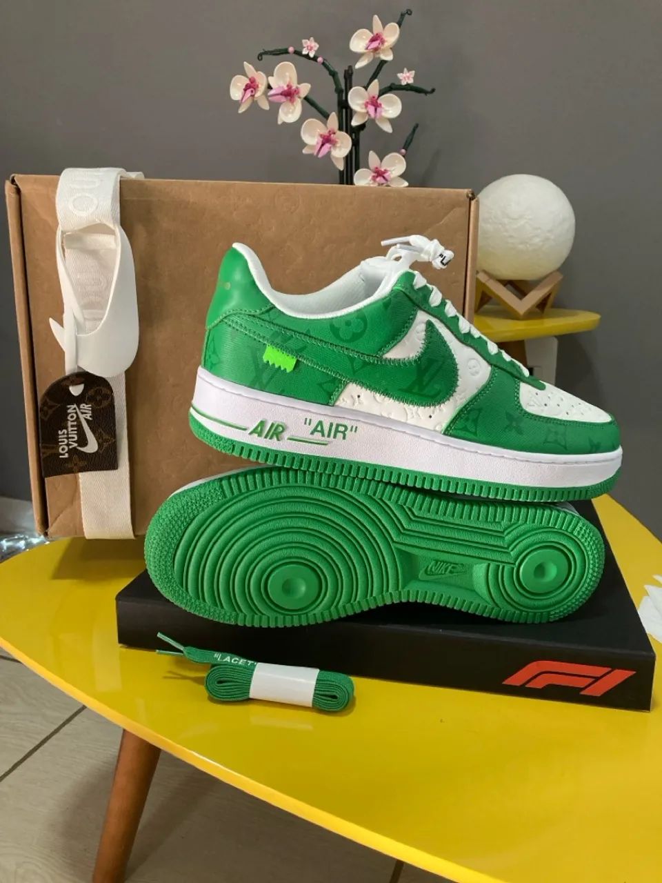Air Force 1 x Louis Vuitton LV Green - Foto 5
