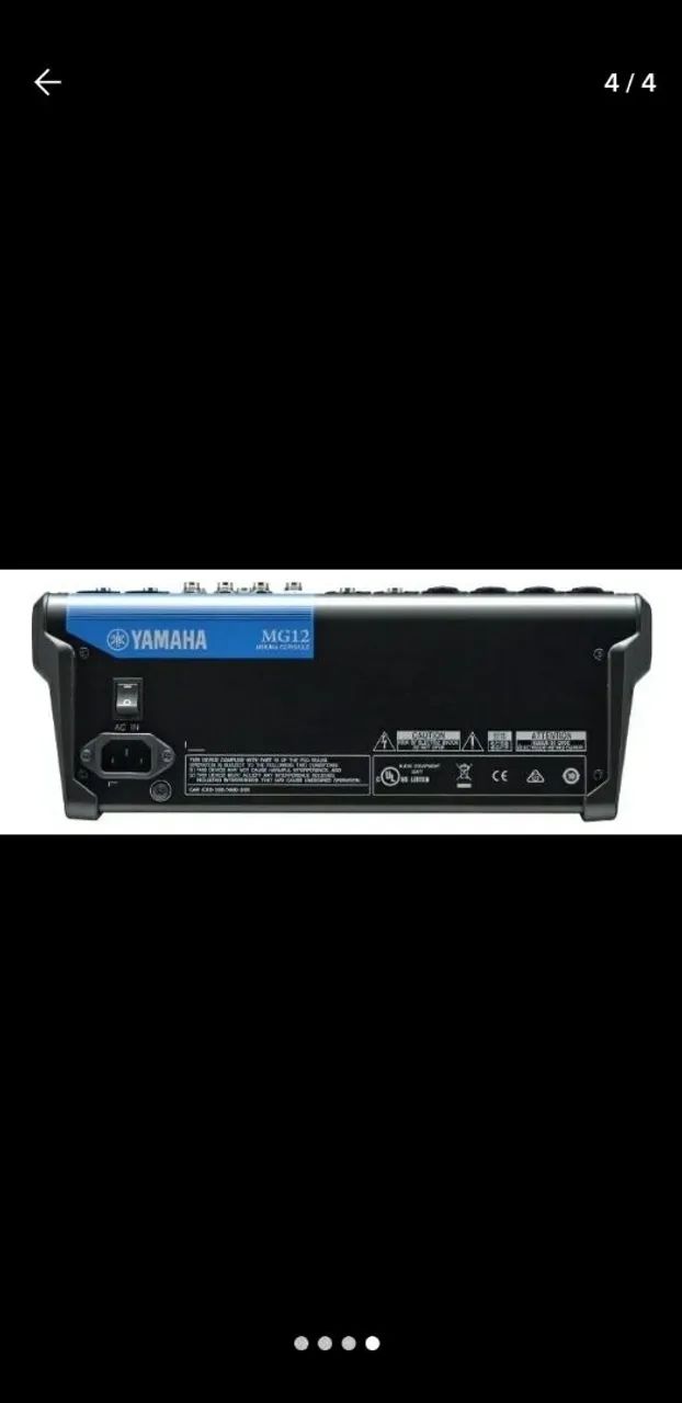 MESA DE SOM YAMAHA  MG - 12 (Nova na caixa ) - Foto 4