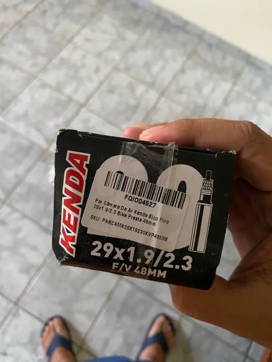 Câmara de Ar Kenda 29x1.9/2.3 Bico Fino Presta 48mm