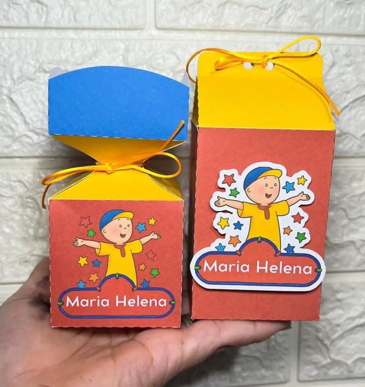 Caixa Personalizada Caillou - Festa Infantil