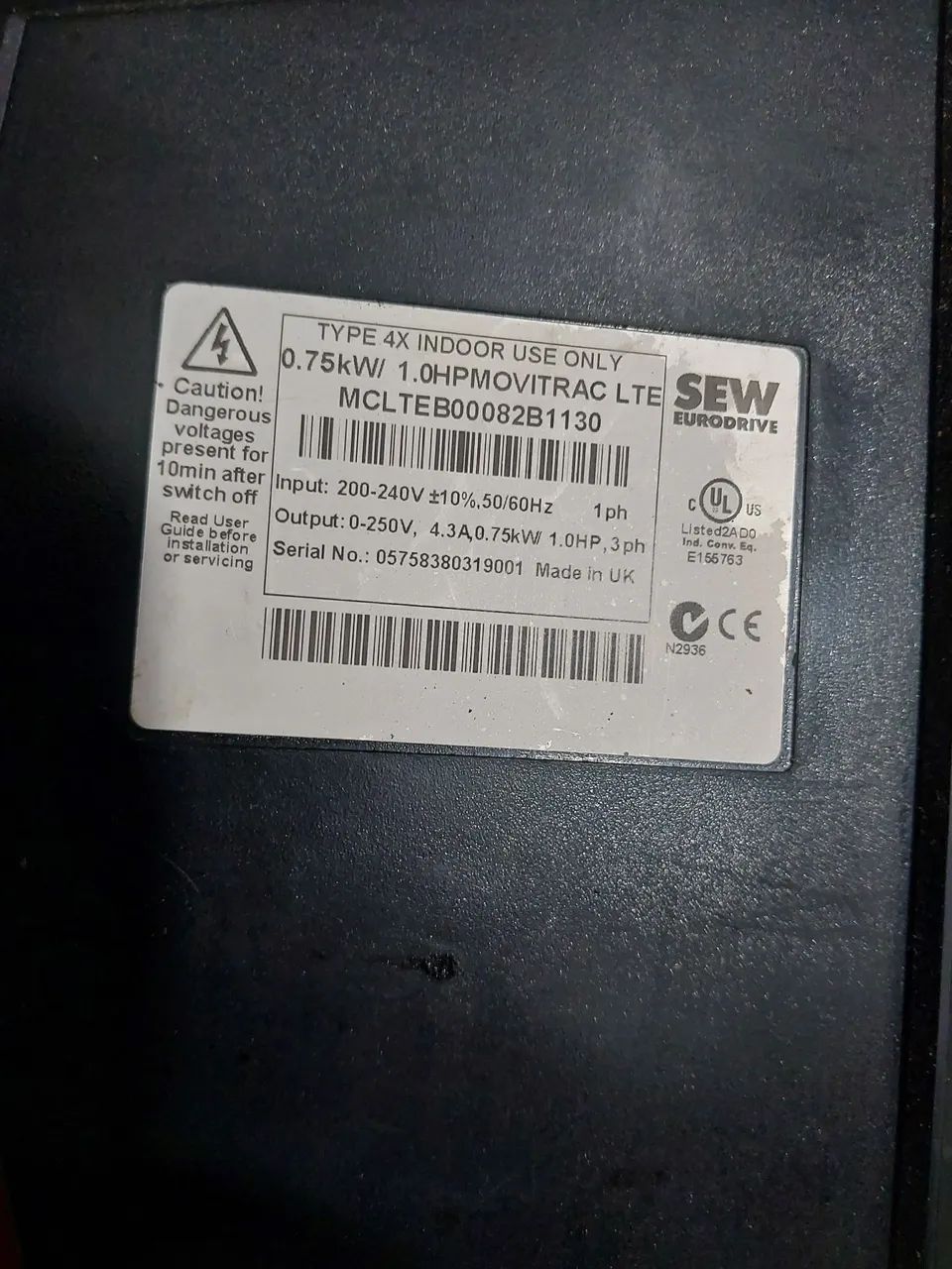 Inversor de frequência SEW - Foto 3