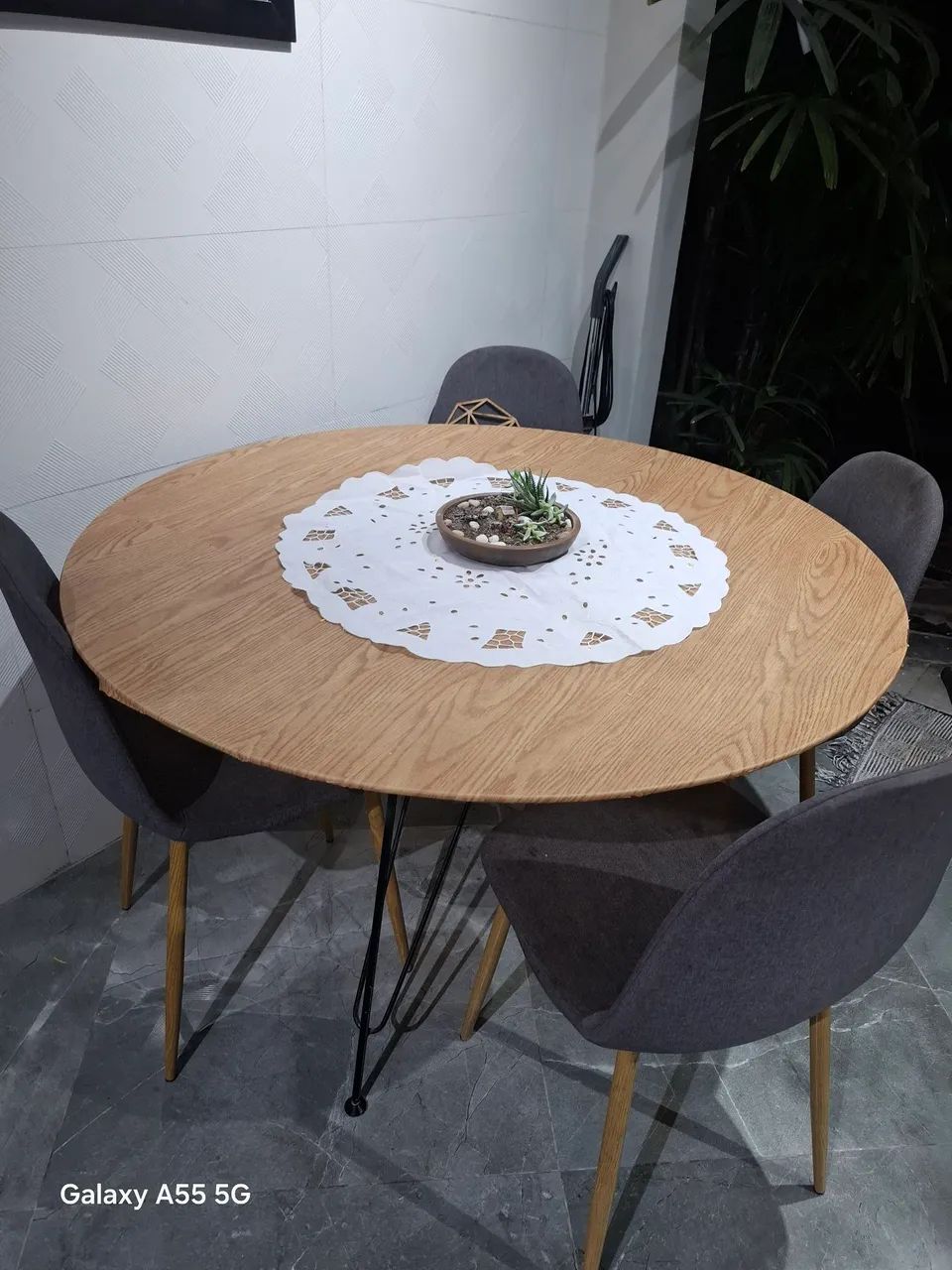 Mesa de Jantar Redonda de vidro!