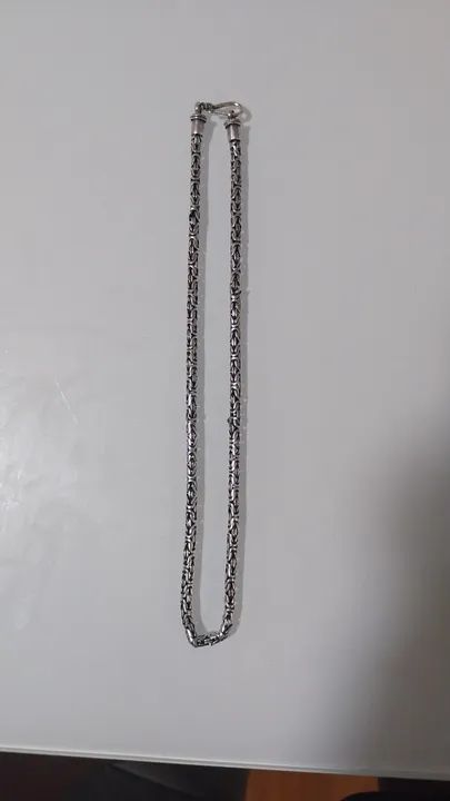 corrente bali prata 45 cm