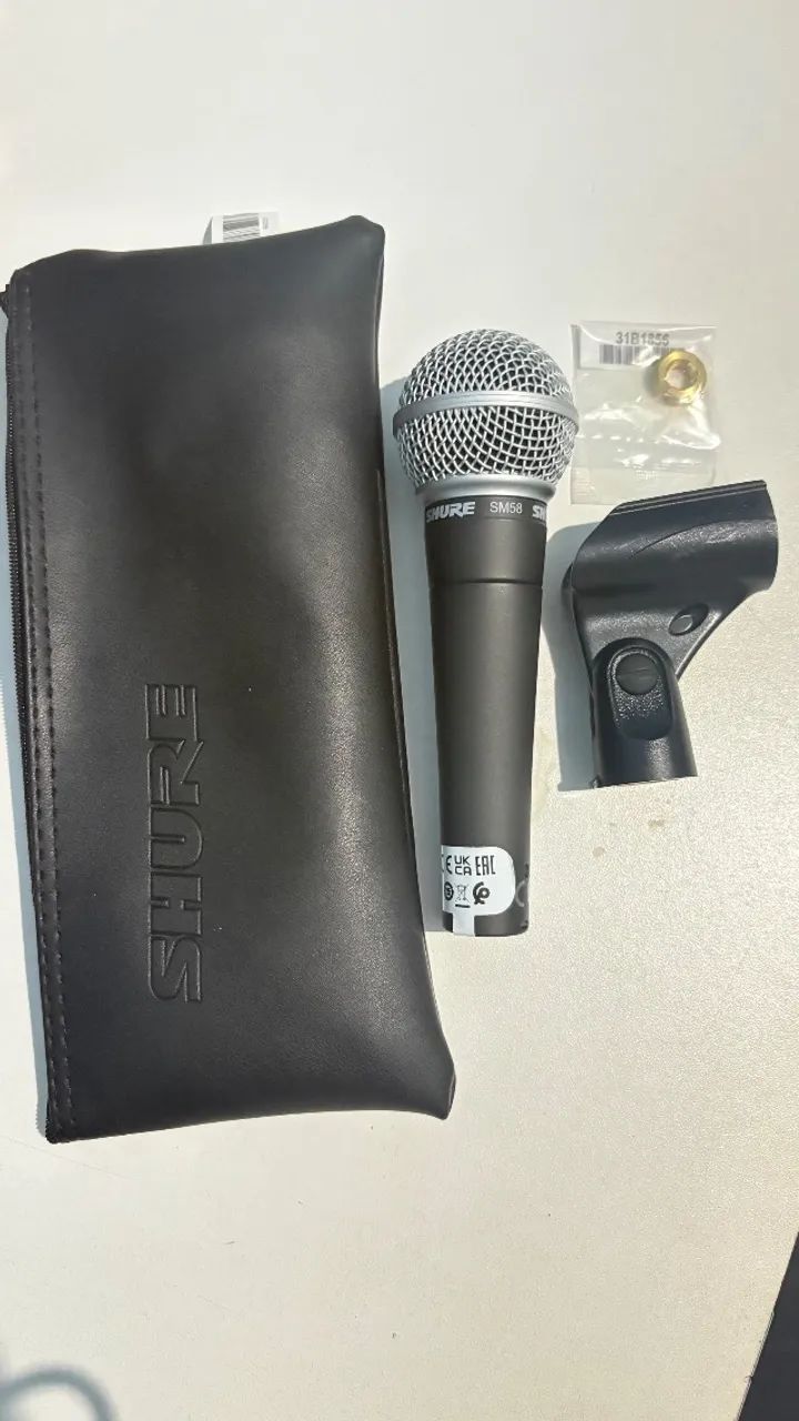 Microfone Shure Sm58 - 100% Original - Foto 2