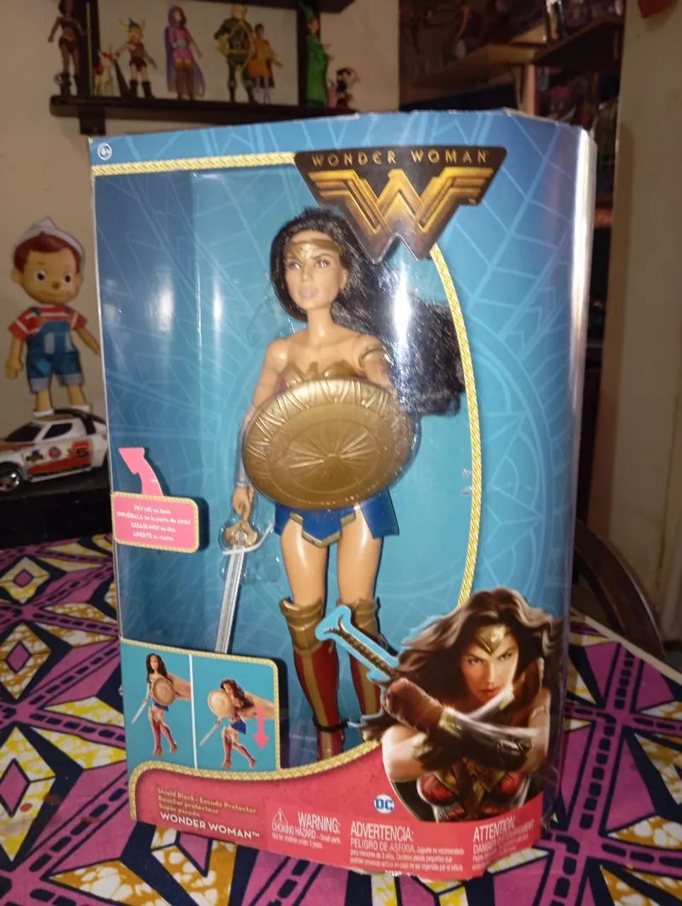 Boneca Wonder Woman com Acessórios - Original