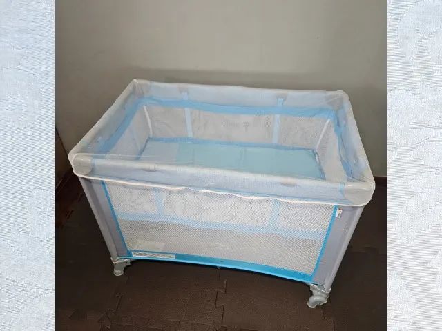 Berço Desmontável Mini Play Safety 1st - Pop Blue