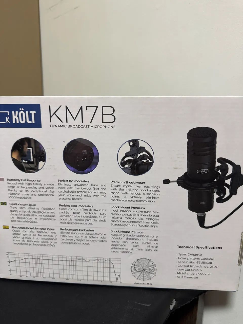 Microfone  Kolt KM7B  - Foto 2