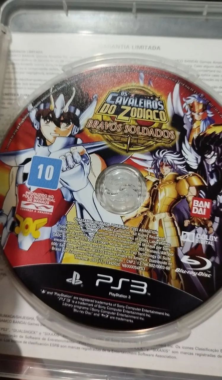 Os Cavaleiros do Zodíaco PS3 Bravos Soldados  - Foto 2