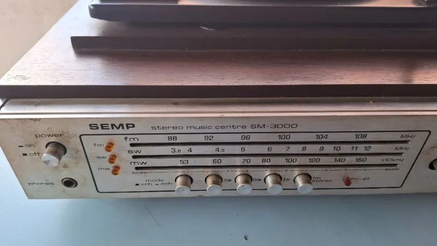 Aparelho de som antigo Toshiba SM-3000 relíquia  - Foto 3