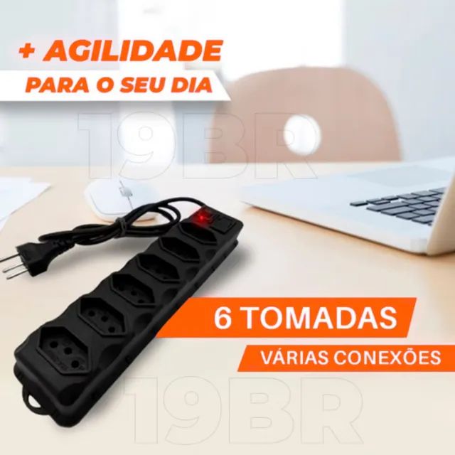 Filtro de Linha com 6 Tomadas - Foto 2