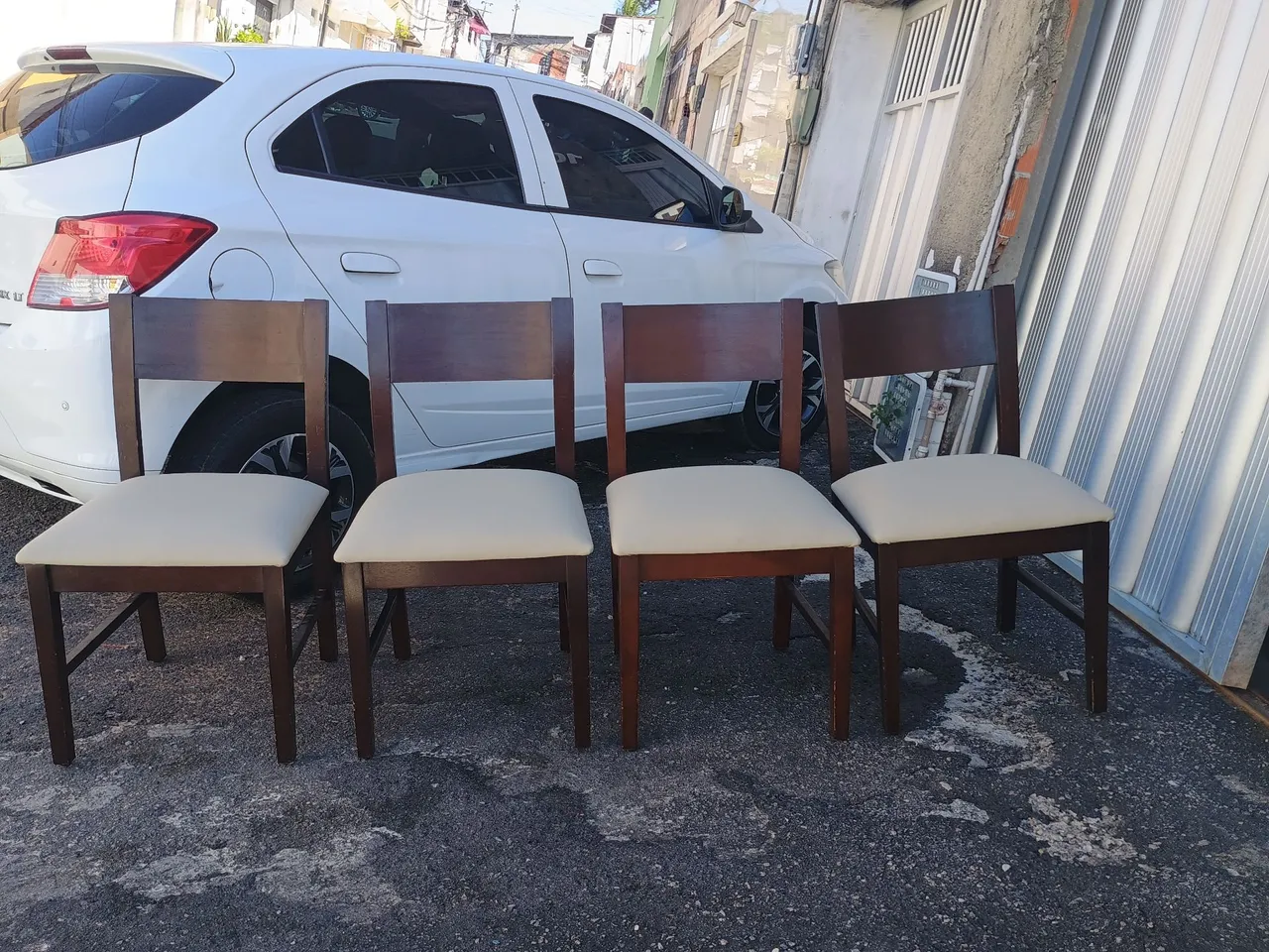 Conjunto de Cadeiras de Madeira para Cozinha